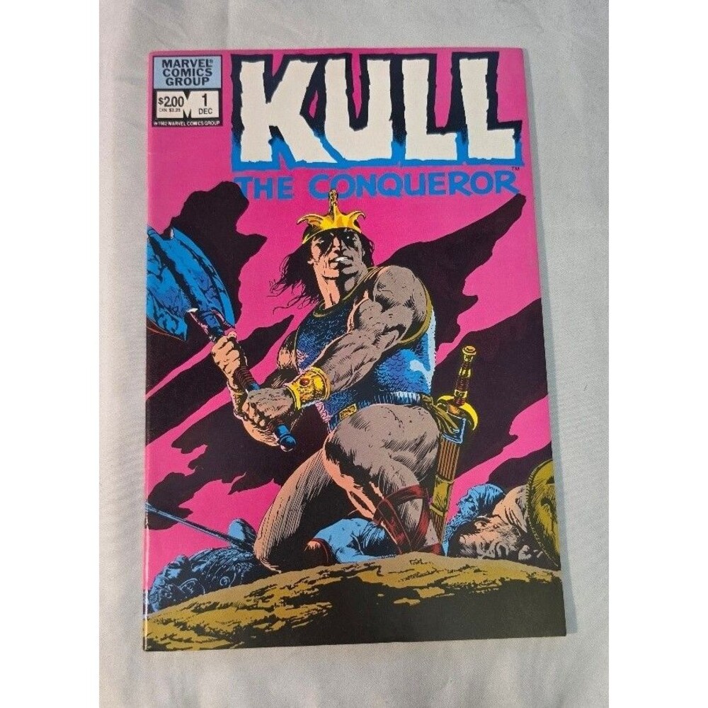 Kull The Conqueror #1 John Bolton Wraparound Cover Comic Book Marvel